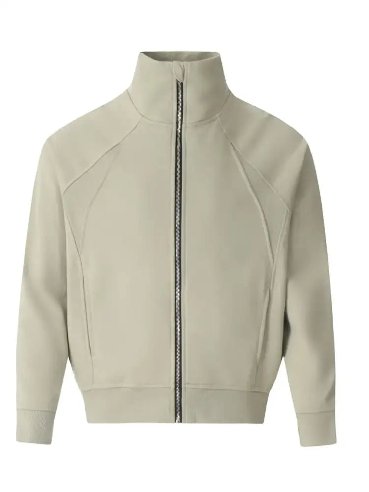 Men’s Zip Up Stand Collar Jacket