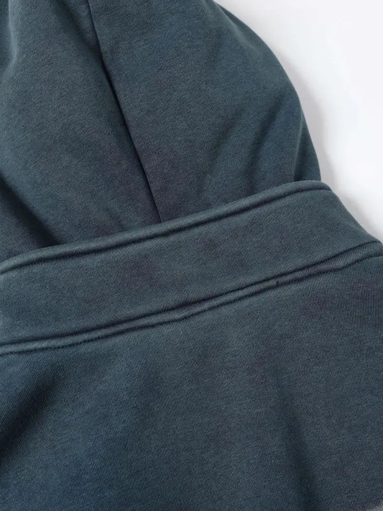 Men’s Zip Up Washed Hoodie