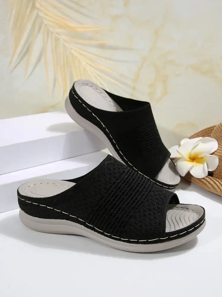 Mesh Open Toe Sandals