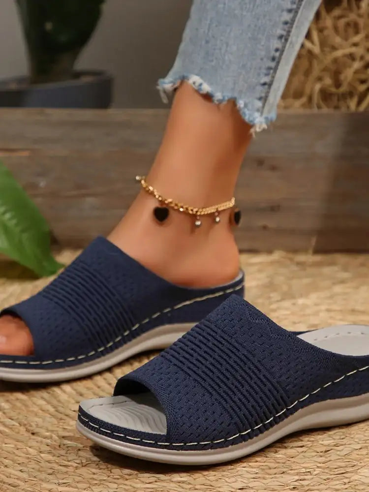 Mesh Open Toe Sandals