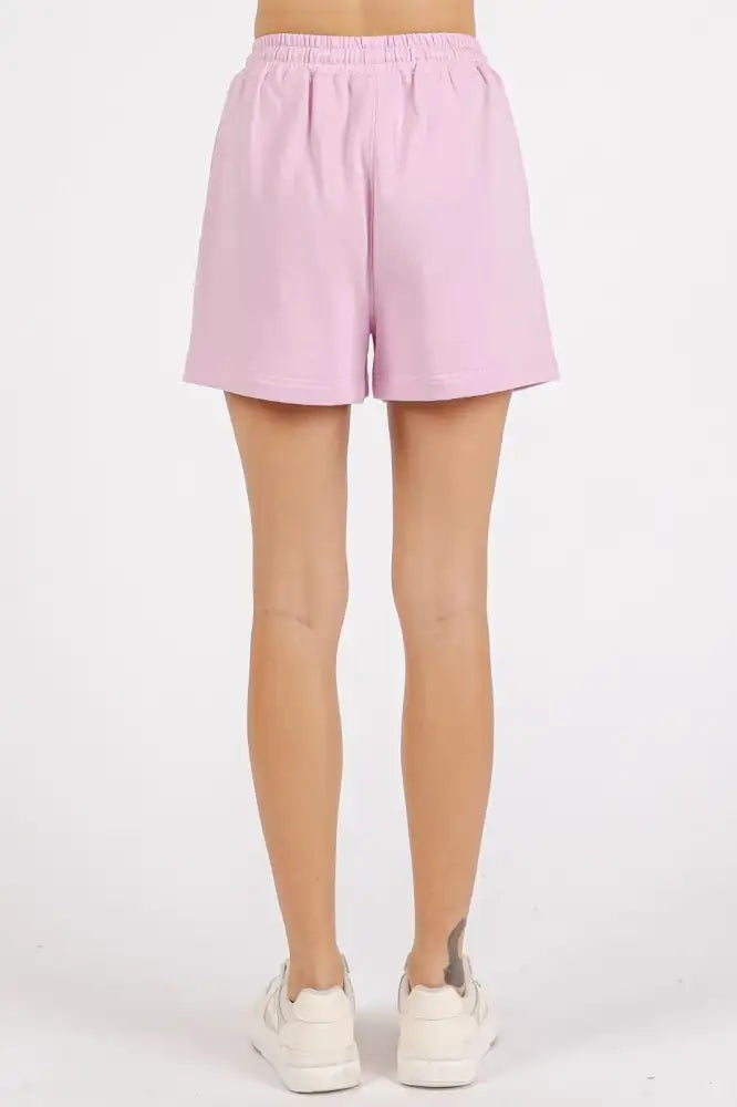 Mittoshop French Terry Crew Neck Top and Shorts Set