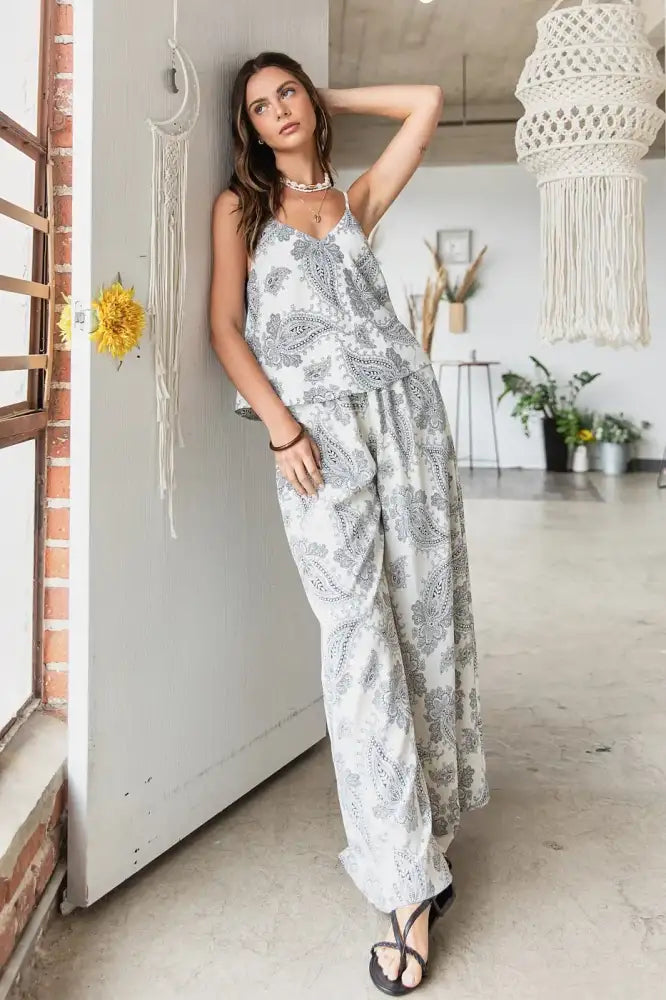 Mittoshop Paisley Print Cami and Pants Set