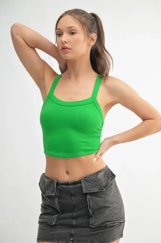 MONO B Seamless Solid Cami