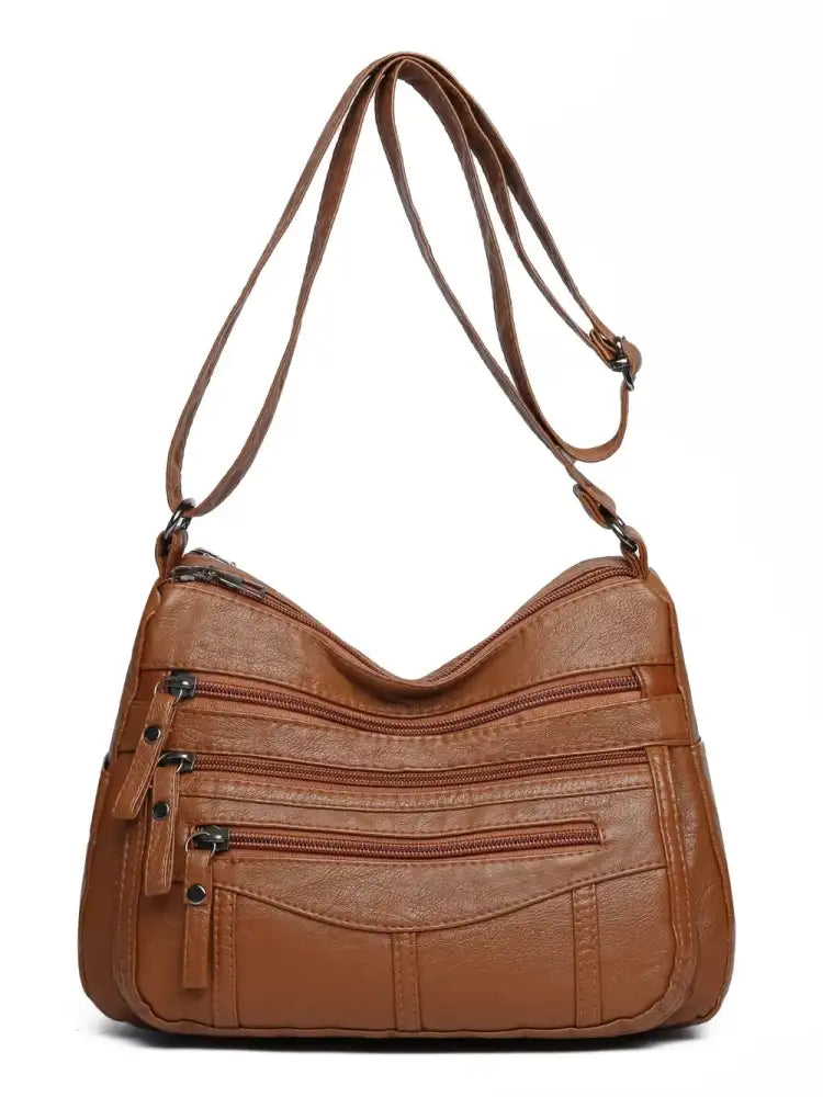 Multi-Compartment Crossbody Bag