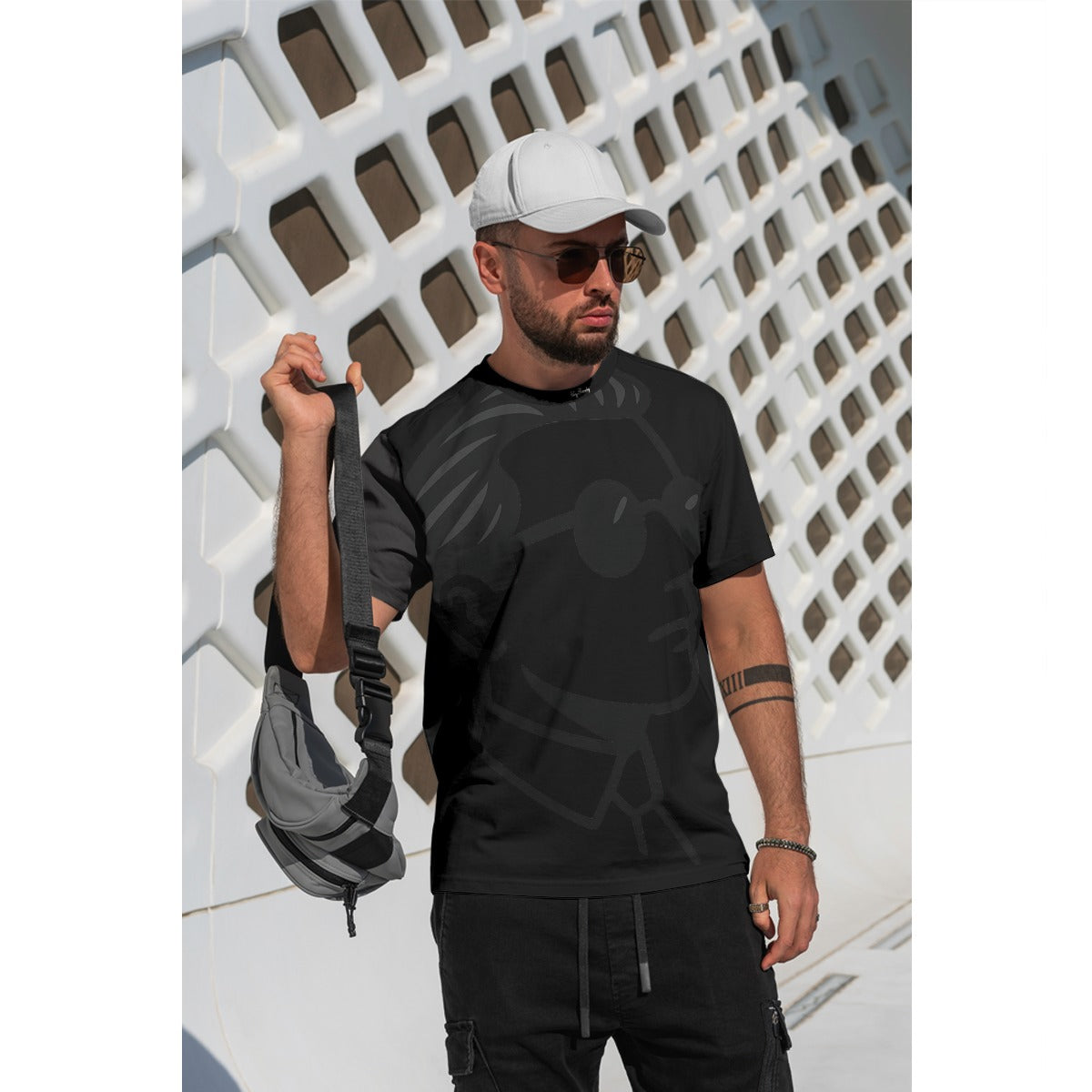 My Name Is Vinny – Black, Black, Polyester-spandex jersey (95% polyester, 5% spandex), Regular, image 1