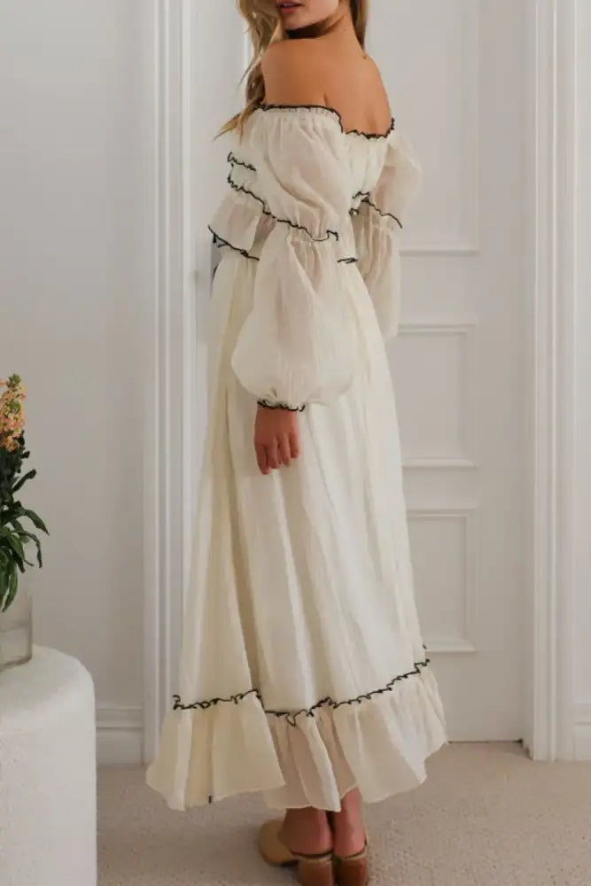 Off-Shoulder Top and Skirt Set