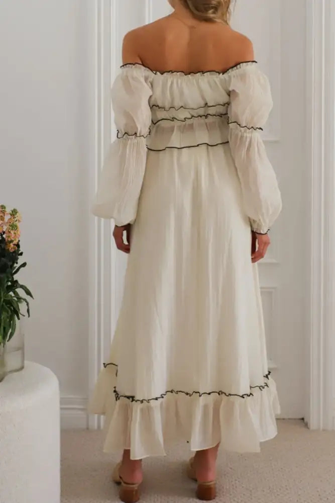 Off-Shoulder Top and Skirt Set