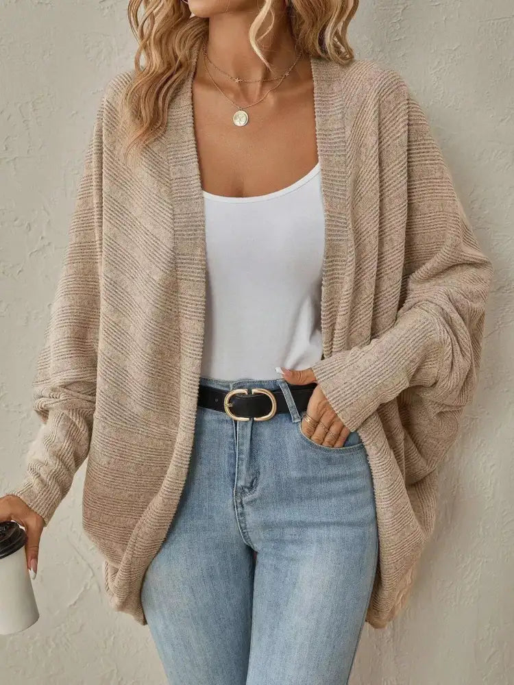 Open Front Cocoon Cardigan