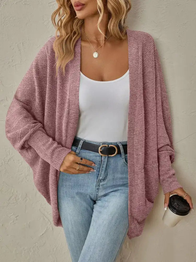 Open Front Cocoon Cardigan