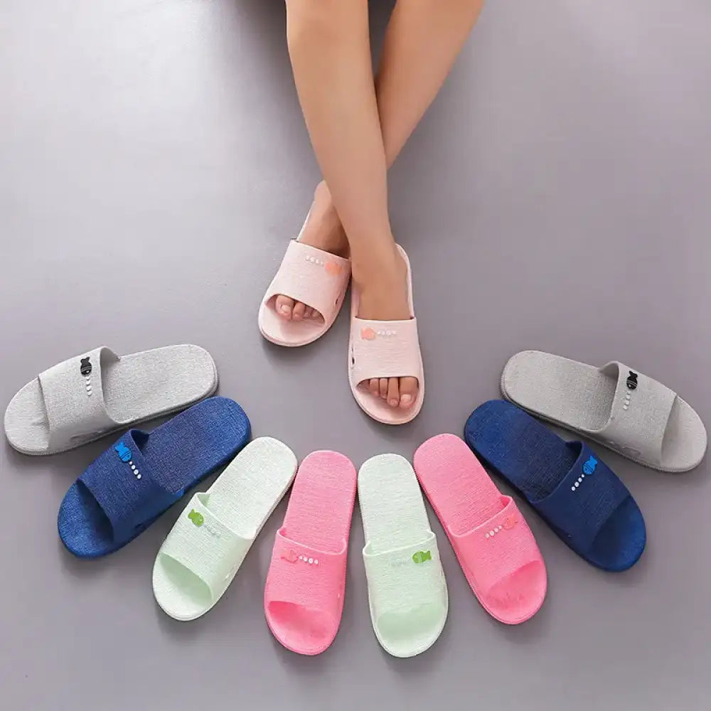Open Toe Flats Slippers