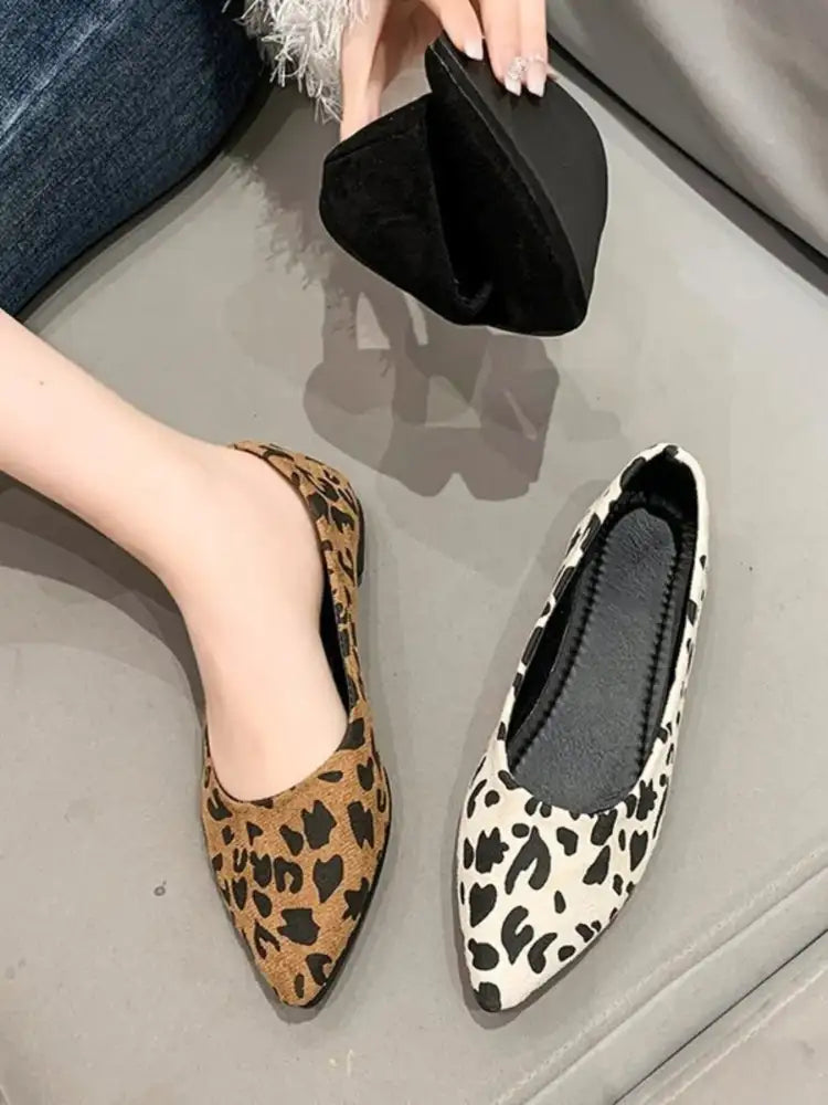 Point Toe Flat Slip-Ons