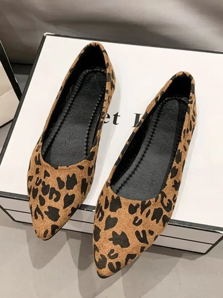 Point Toe Flat Slip-Ons