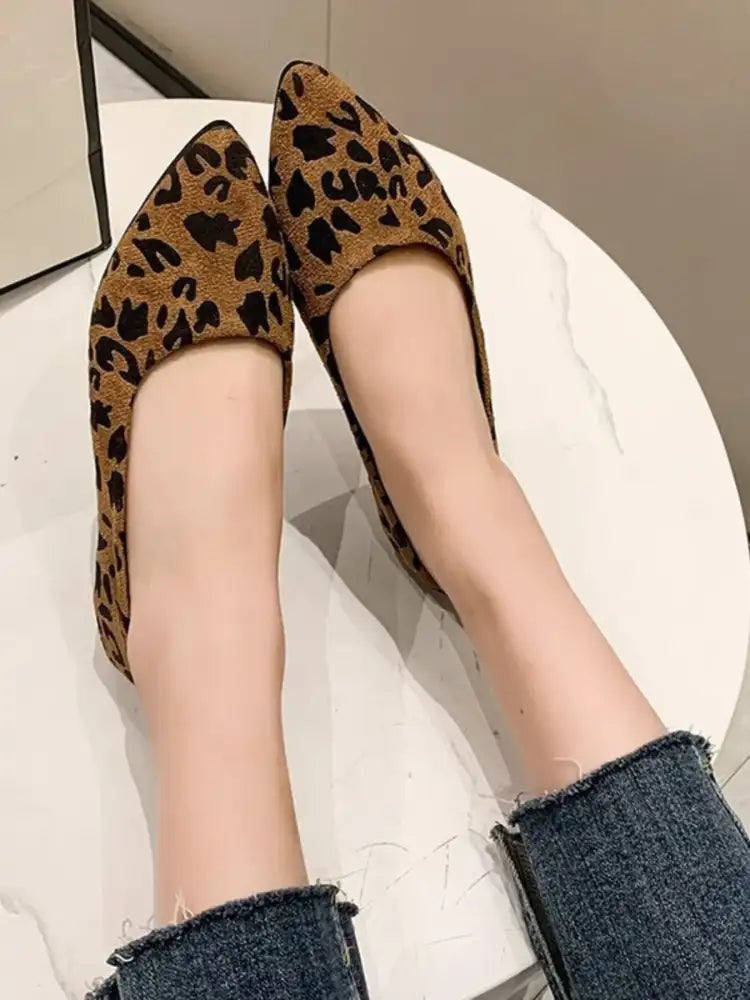 Point Toe Flat Slip-Ons