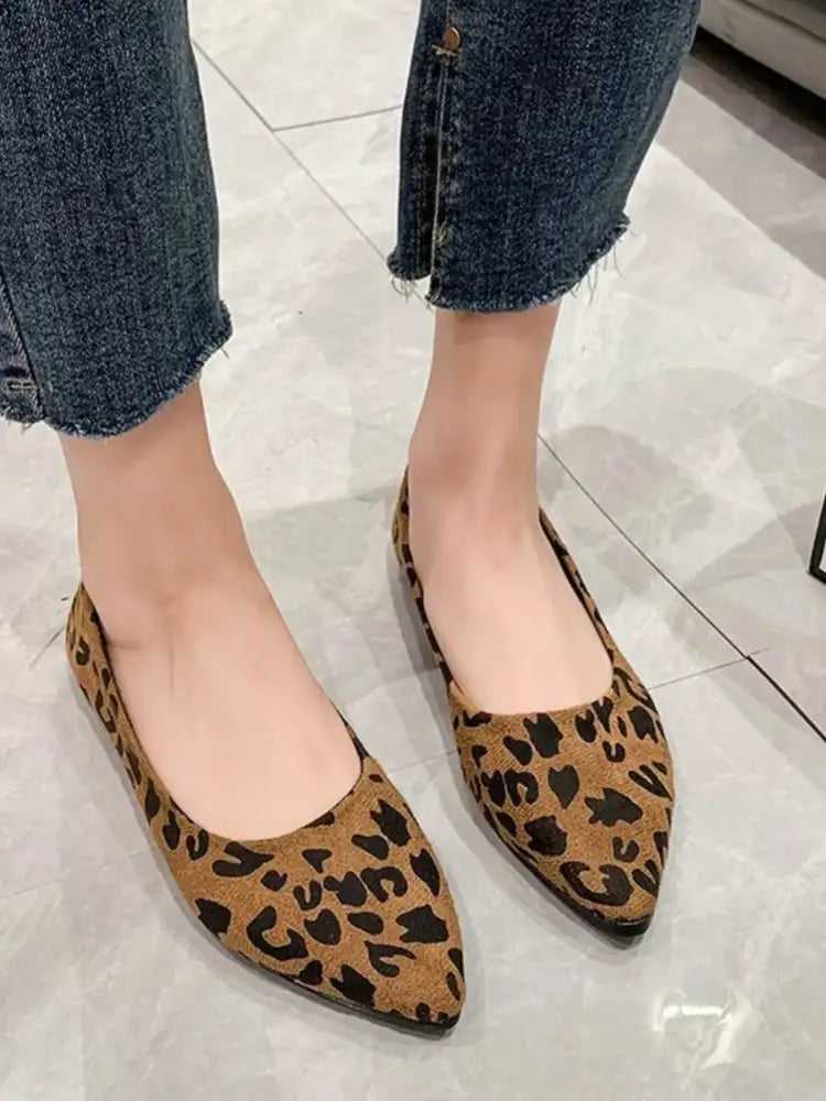 Point Toe Flat Slip-Ons