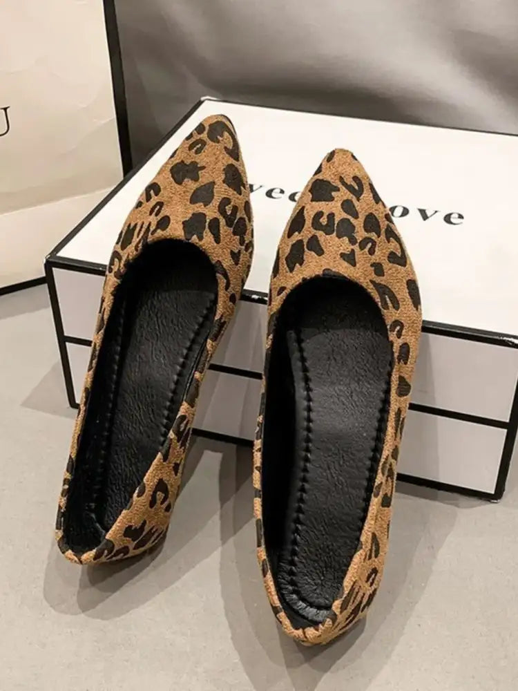 Point Toe Flat Slip-Ons