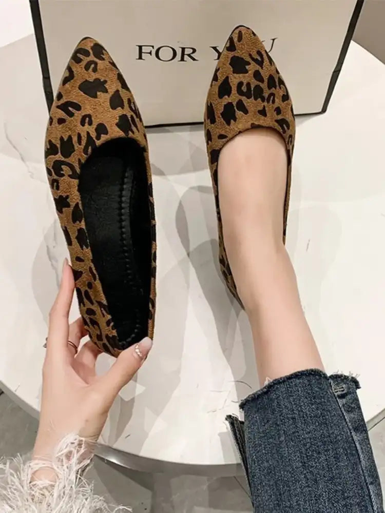 Point Toe Flat Slip-Ons