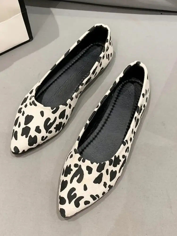 Point Toe Flat Slip-Ons