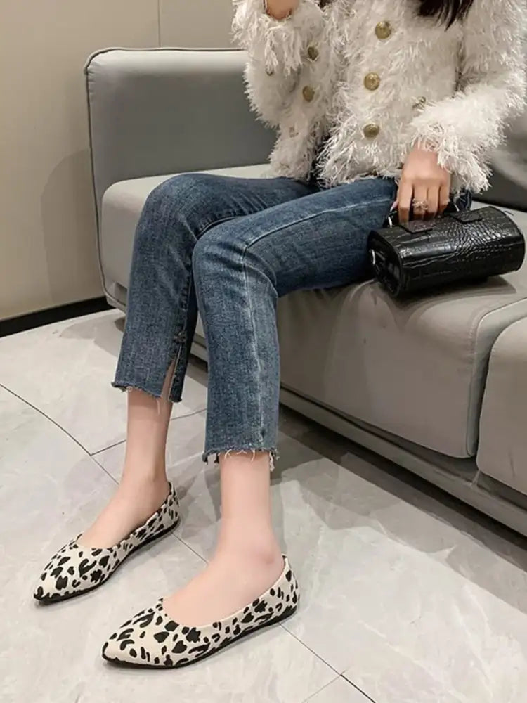 Point Toe Flat Slip-Ons