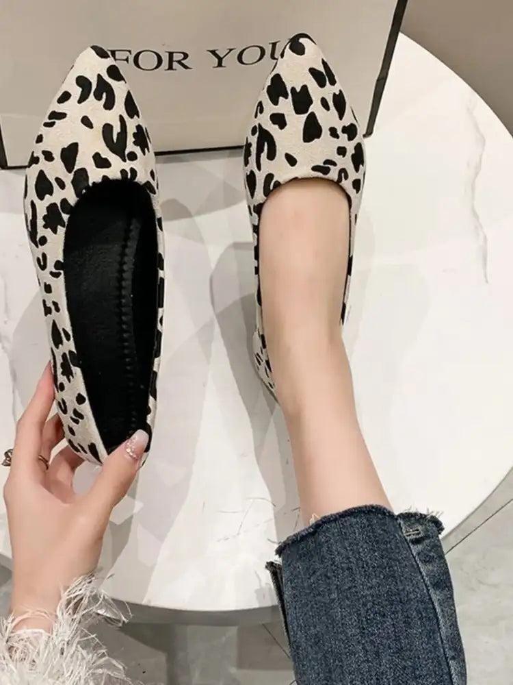 Point Toe Flat Slip-Ons