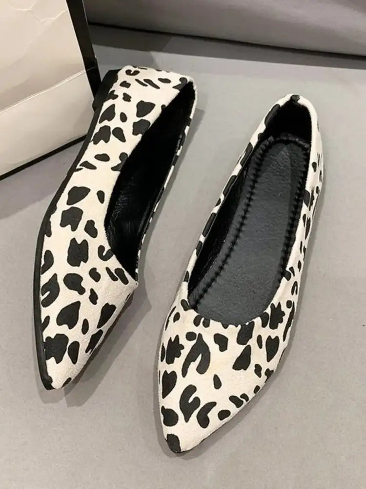 Point Toe Flat Slip-Ons