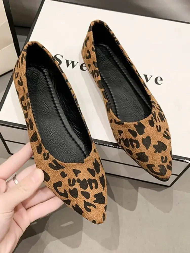 Point Toe Flat Slip-Ons
