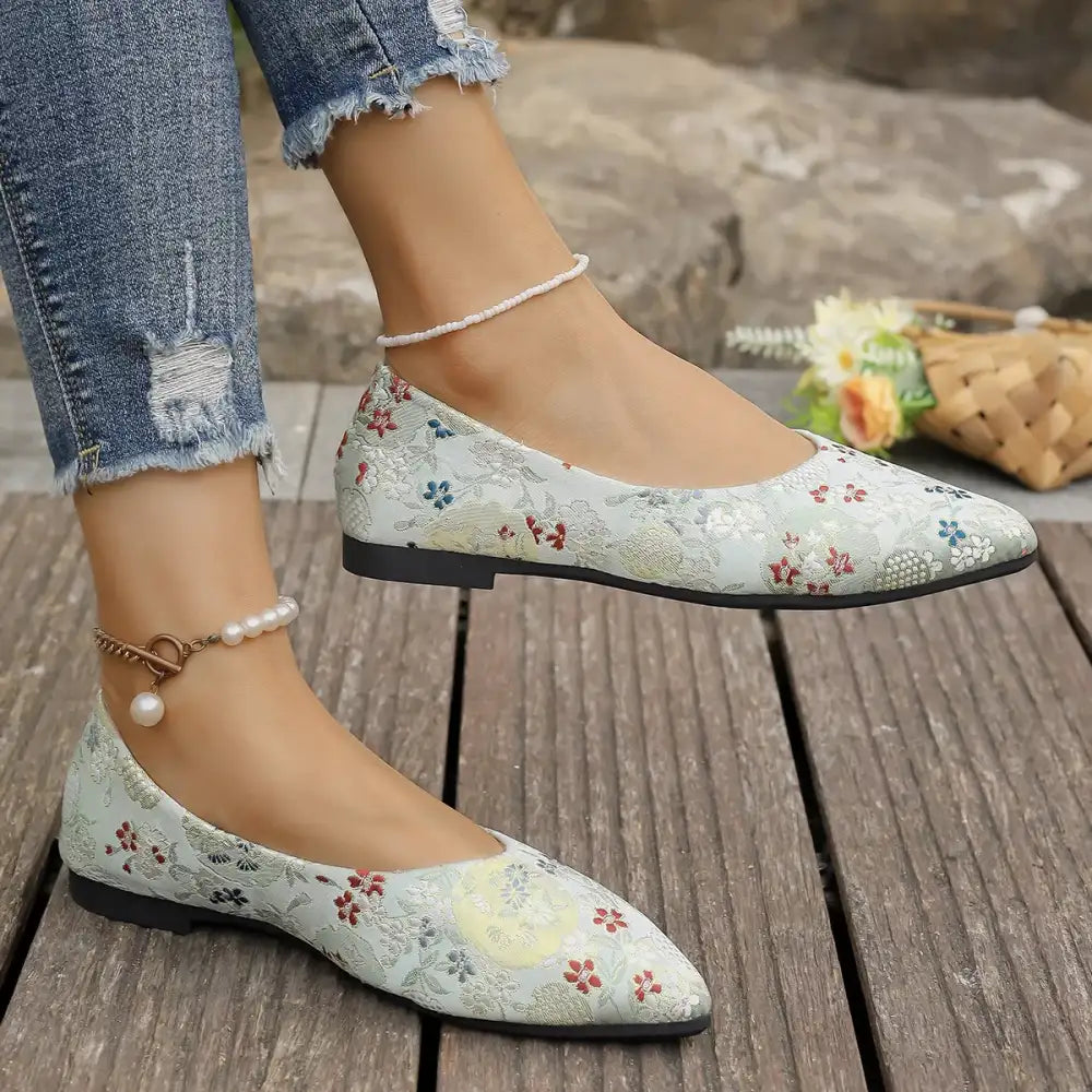 Point Toe Flats Slip-Ons