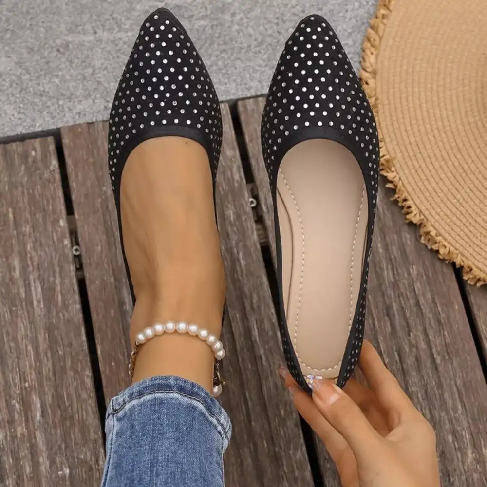 Point Toe Flats Slip-Ons