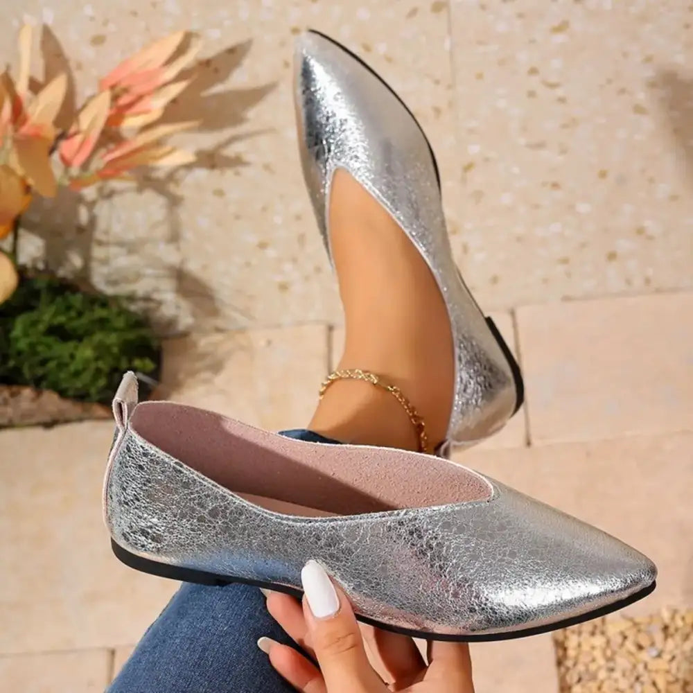 Point Toe Flats Slip-Ons