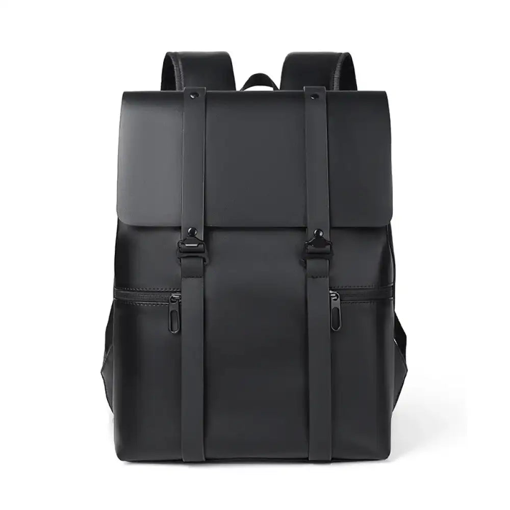 PU Leather Adjustable Strap Backpack Bag