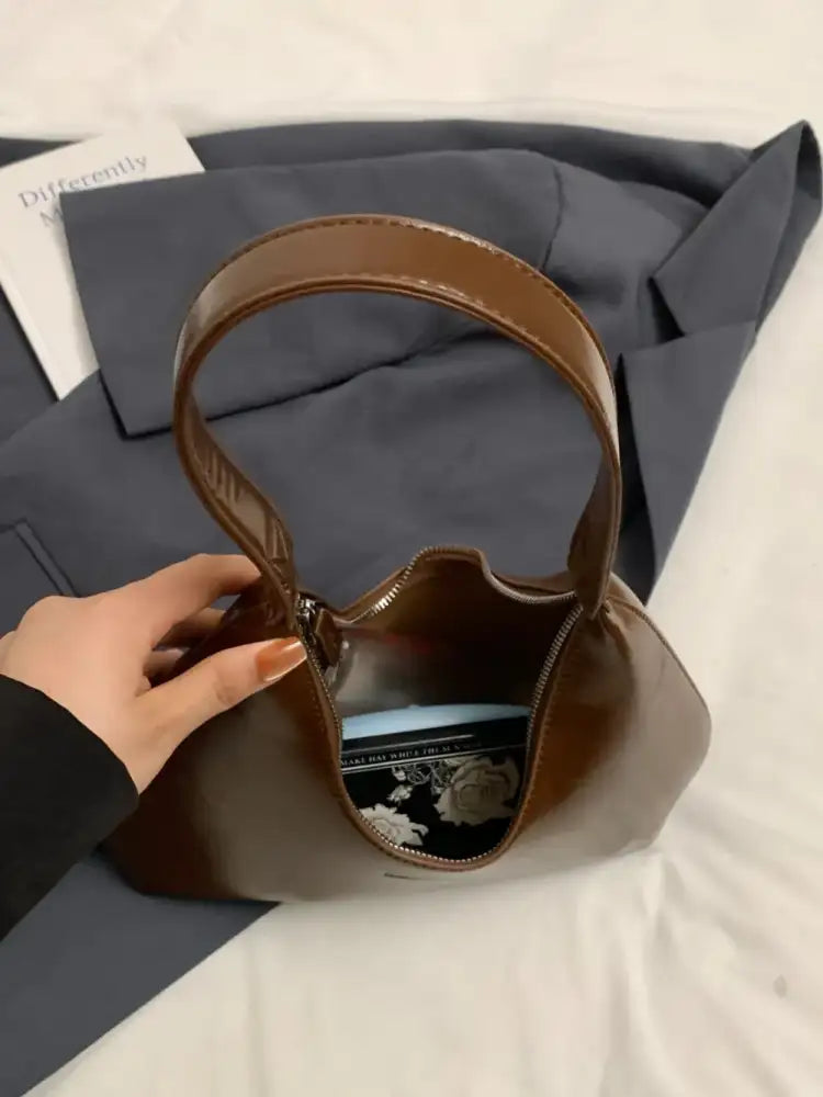 PU Leather Shoulder Bag