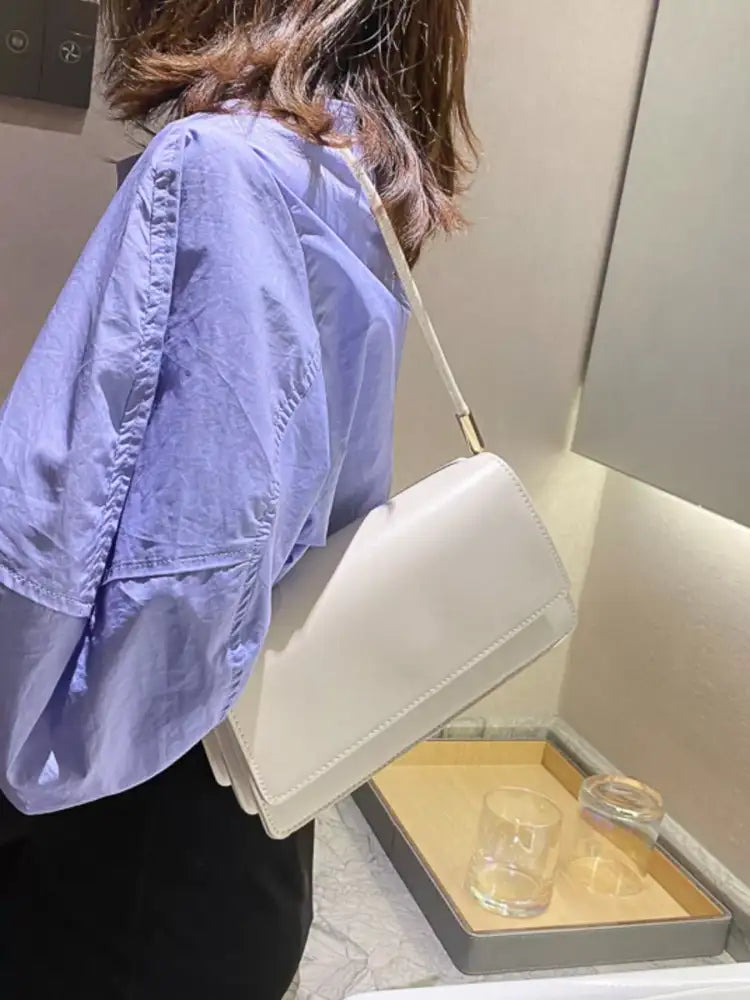 PU Leather Shoulder Bag