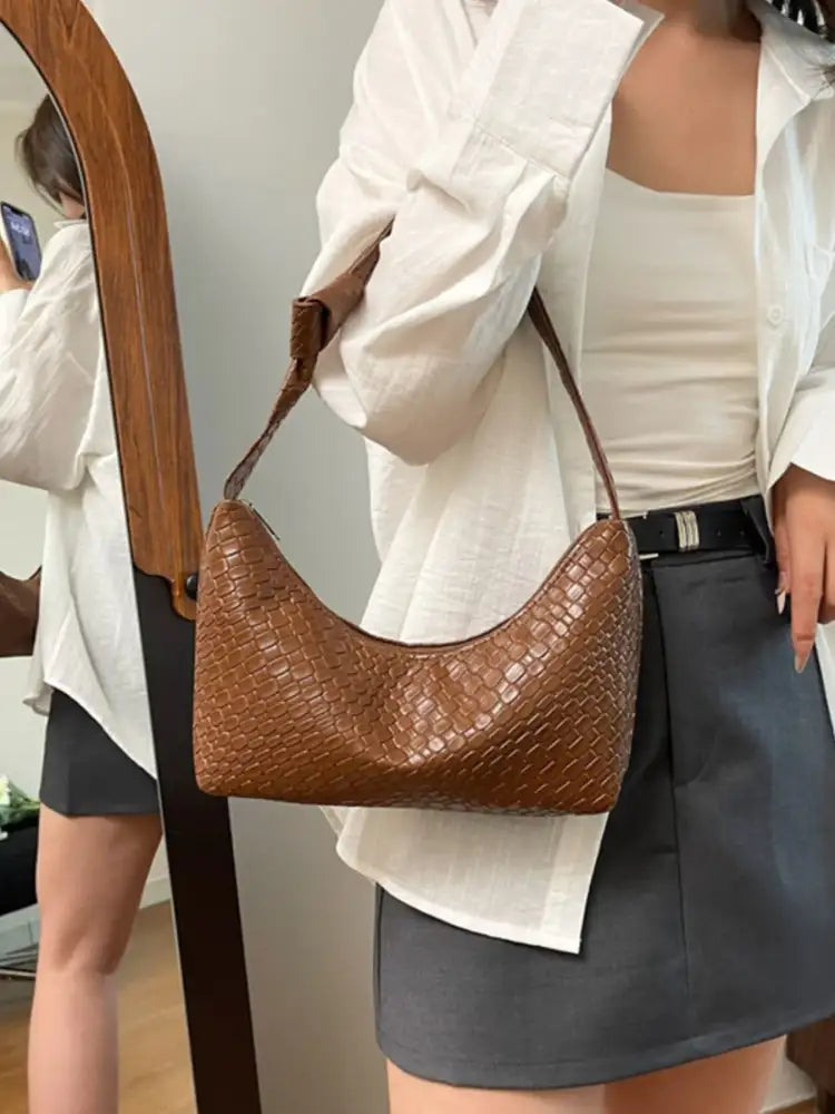 PU Leather Shoulder Bag