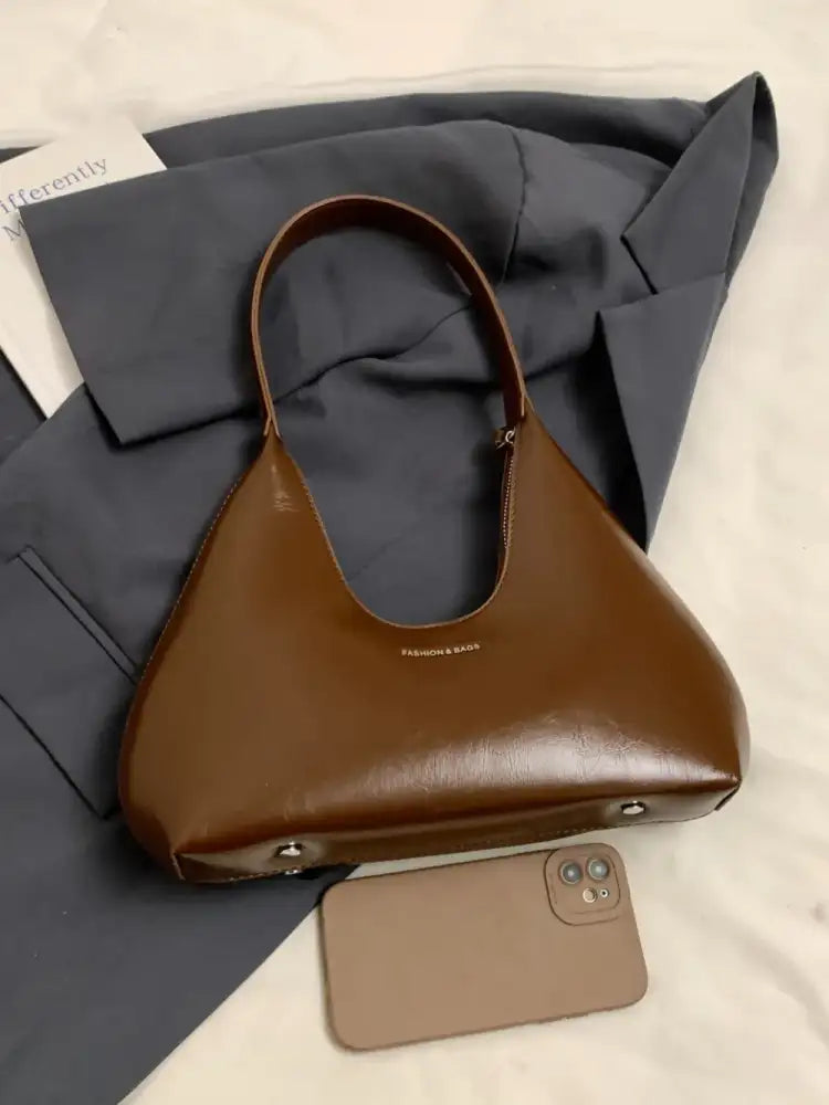 PU Leather Shoulder Bag