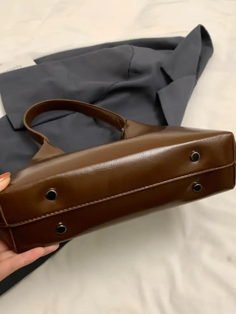 PU Leather Shoulder Bag