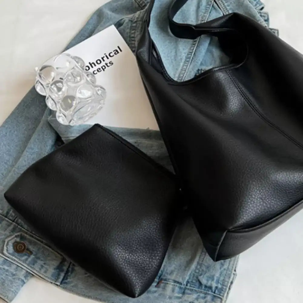 PU Leather Shoulder Bag