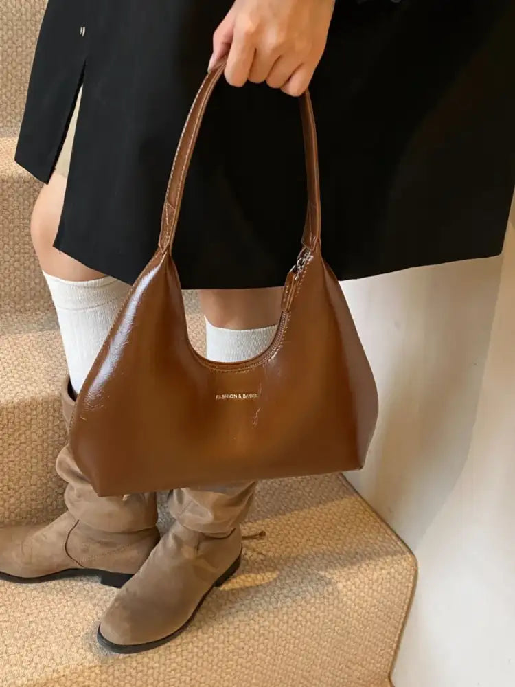 PU Leather Shoulder Bag