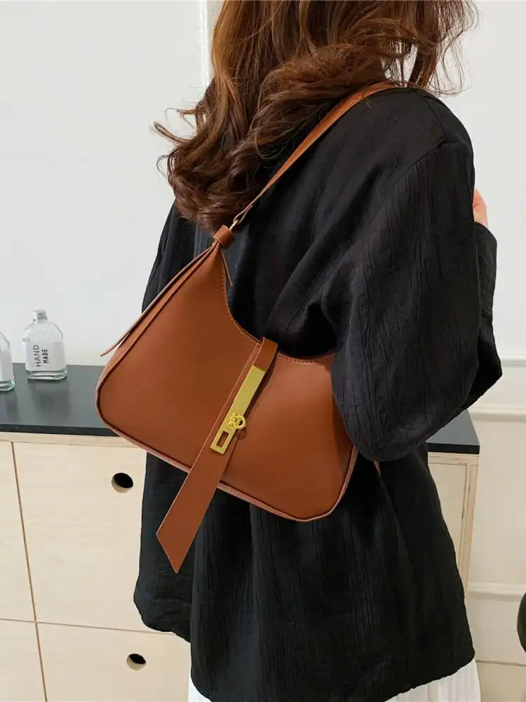 PU Leather Shoulder Bag