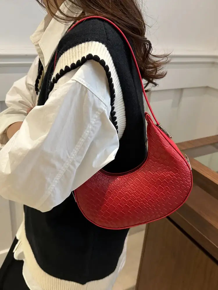 PU Leather Shoulder Bag