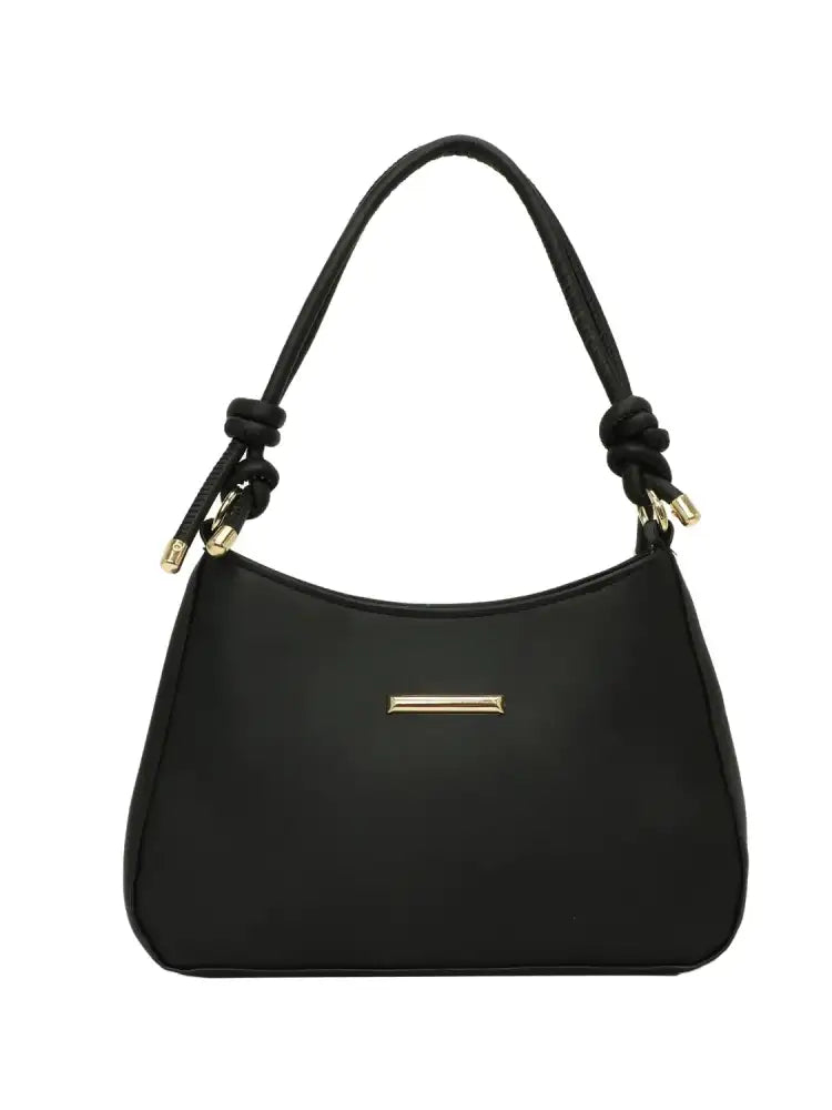 PU Leather Solid Color Shoulder Bag