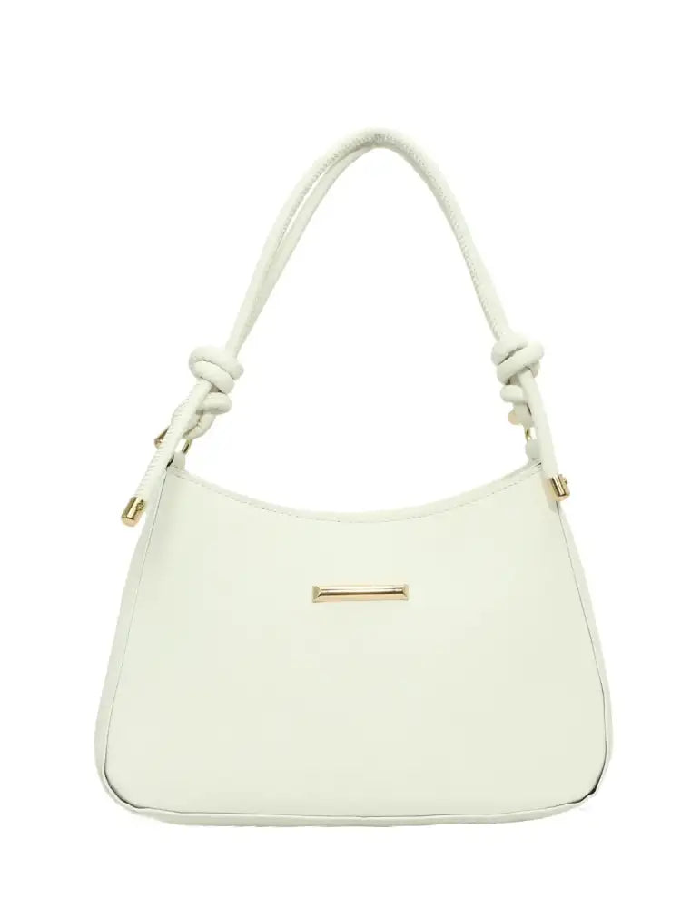 PU Leather Solid Color Shoulder Bag