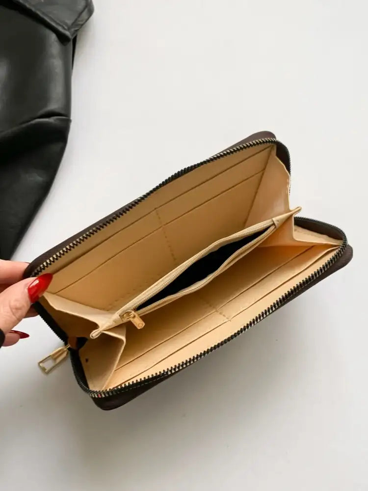 PU Leather Solid Color Wallet