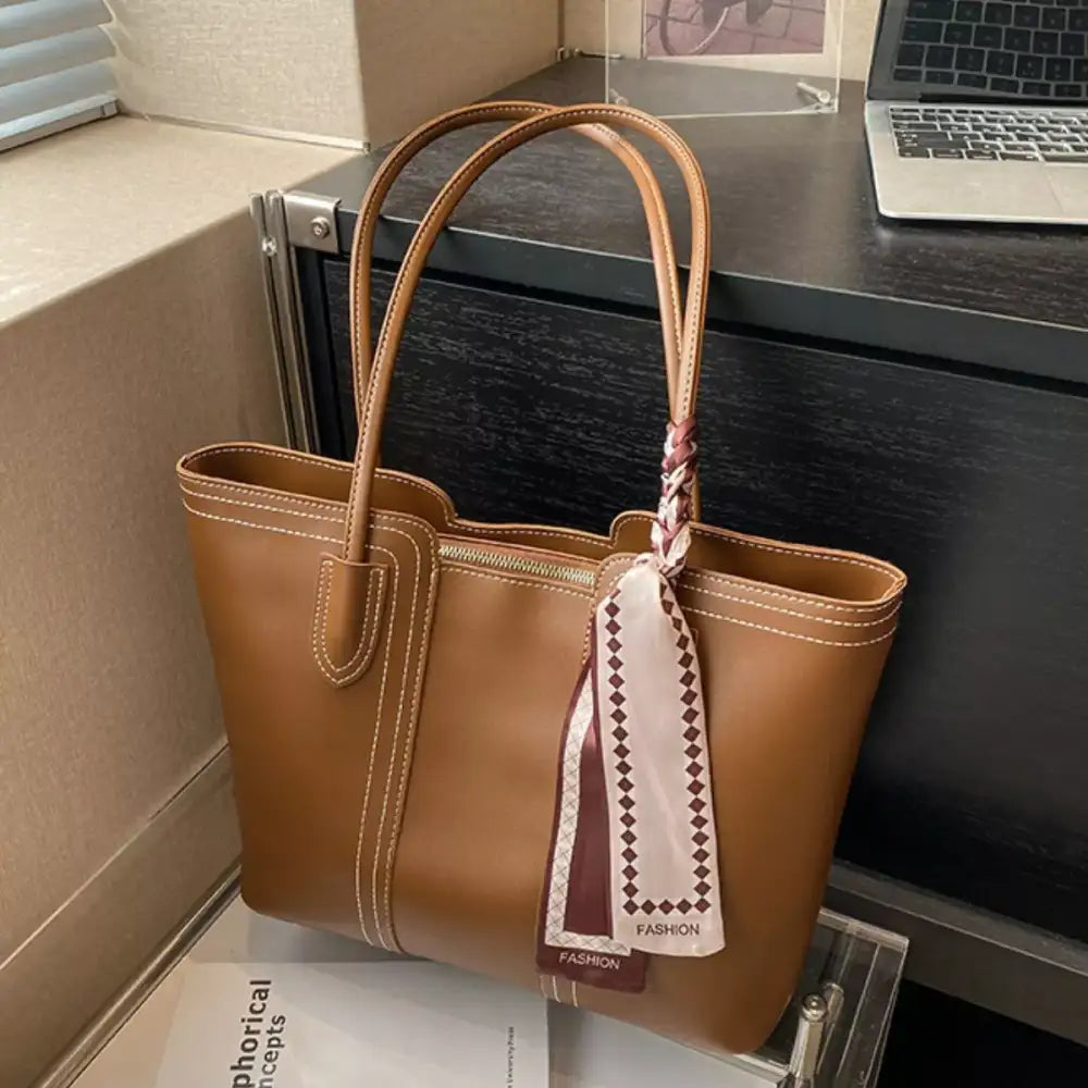 PU Leather Tote Bag