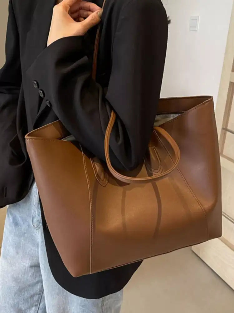 PU Leather Tote Bag