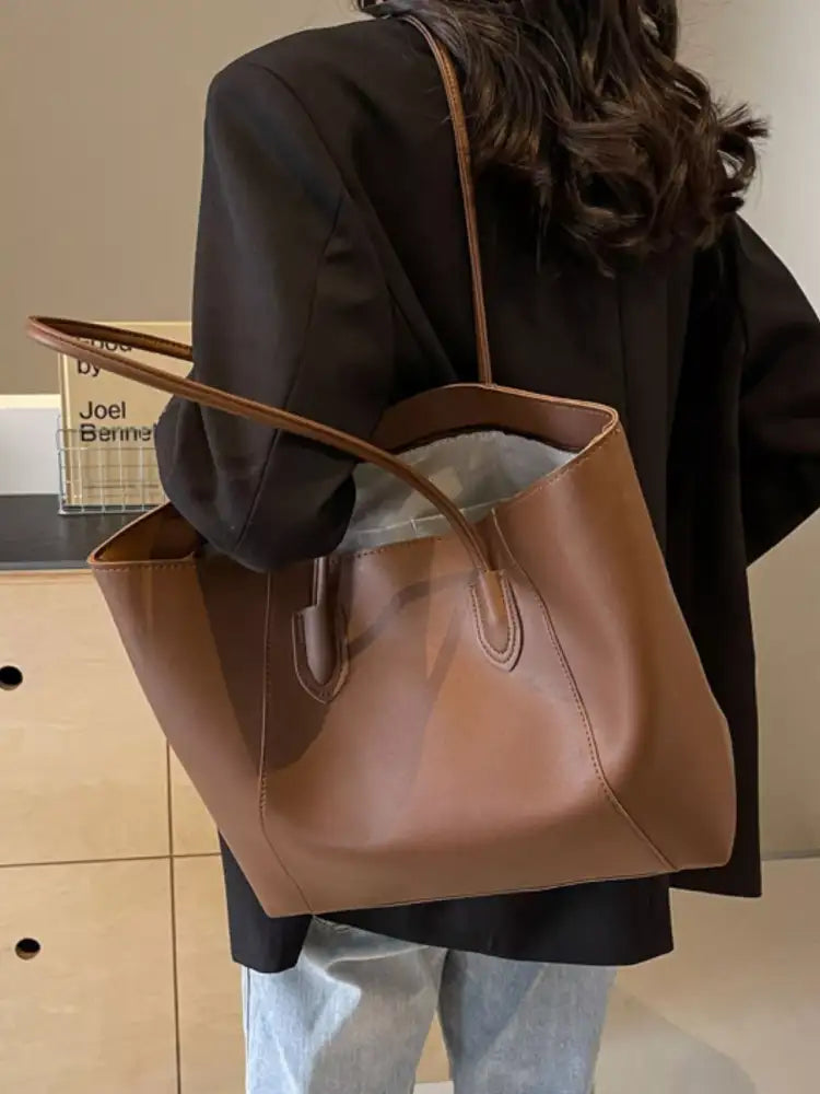 PU Leather Tote Bag