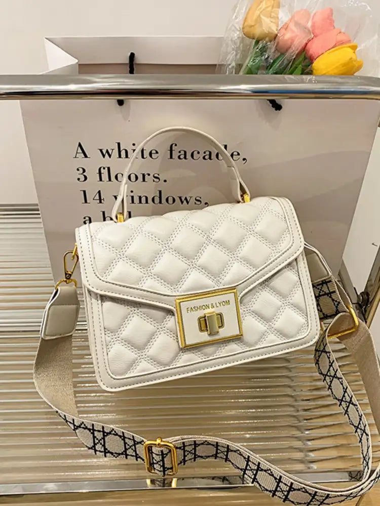 Quilted Adjustable Strap Shoulder Bag