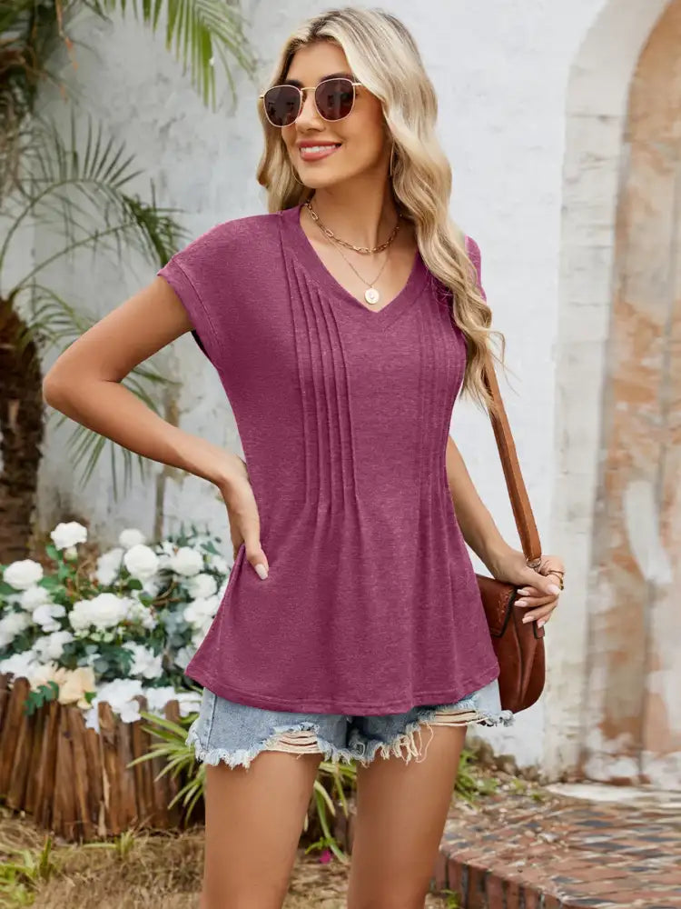 Relaxed Fit V-Neck T-Shirt