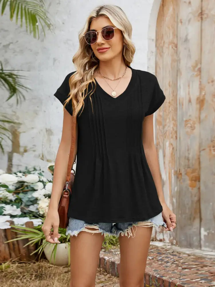 Relaxed Fit V-Neck T-Shirt