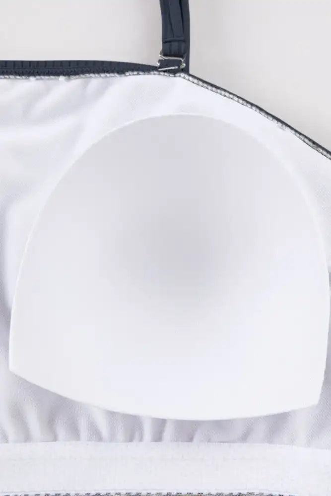 Ribbed Drawstring Sides Cutout One Piece Swimsuit