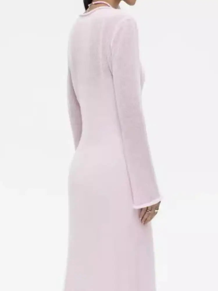 Ribbed Knit Cami Dress and Cover Up Sweater Set