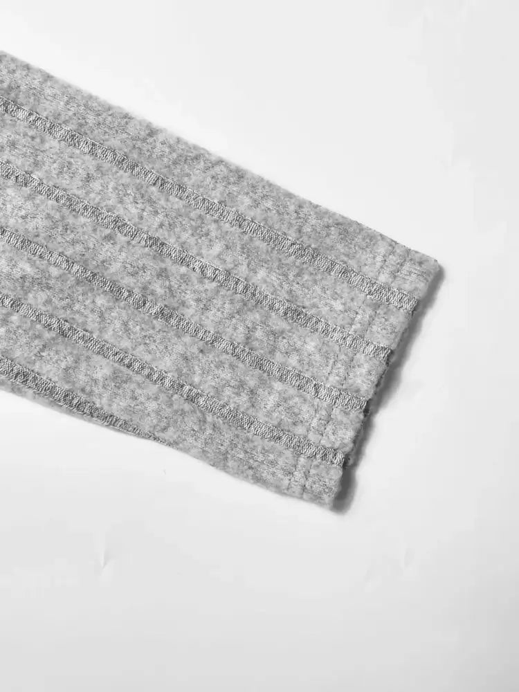 Ribbed Knit Crop Top and Wide Leg Pants Set